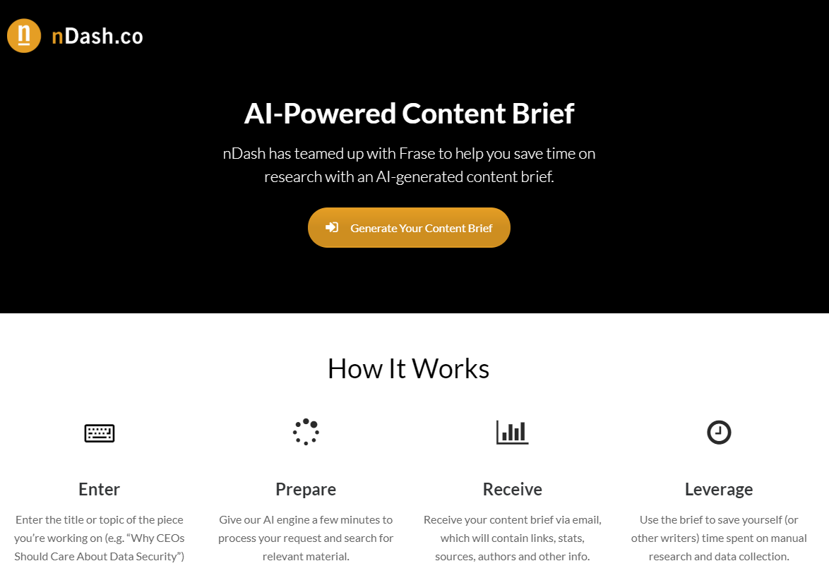 Introducing: The AI-Generated Content Brief